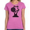 Ladies Heavy Cotton 100% Cotton T Shirt Thumbnail