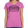 Ladies Heavy Cotton 100% Cotton T Shirt Thumbnail