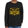 Youth Heavy Cotton 100% Cotton Long Sleeve T Shirt Thumbnail