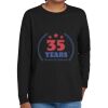 Youth Heavy Cotton 100% Cotton Long Sleeve T Shirt Thumbnail