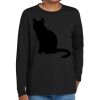 Youth Heavy Cotton 100% Cotton Long Sleeve T Shirt Thumbnail